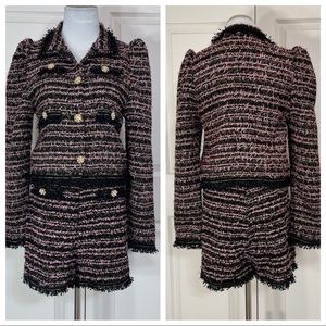 ZARA TWEED 2-PIECE JACKET & SHORTS SET